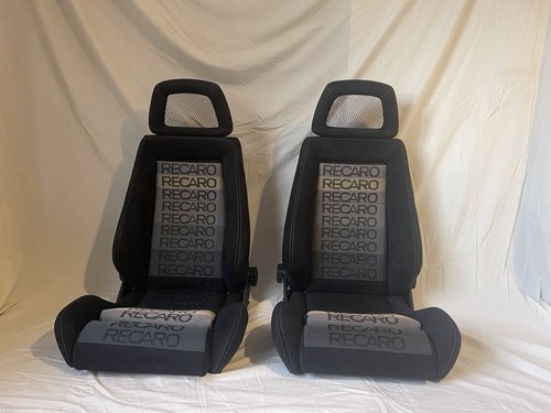 Recaro lxc seats - fishnets, grey