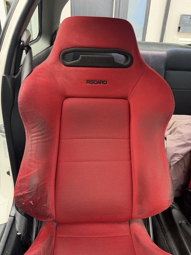Red recaro sr3 sports bucket - recaro,