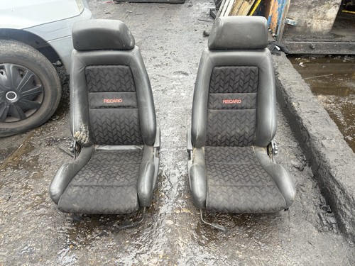 Rare recaro black seats pair - black,